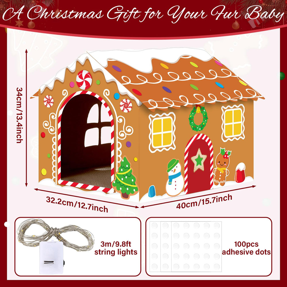 Oitnlaughter LED light string on house adds charming nighttime ambiance