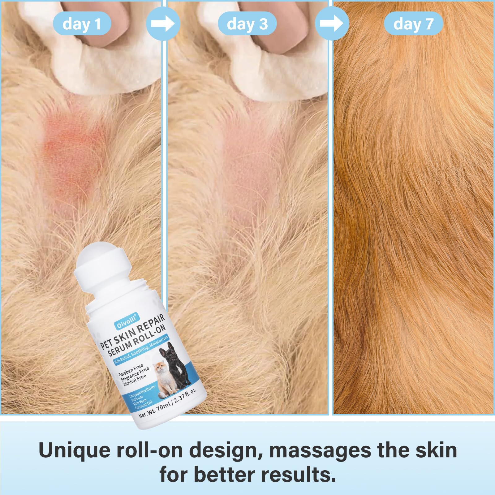 Oivolii coconut-oil-based care highlighting soothing skin and follicles