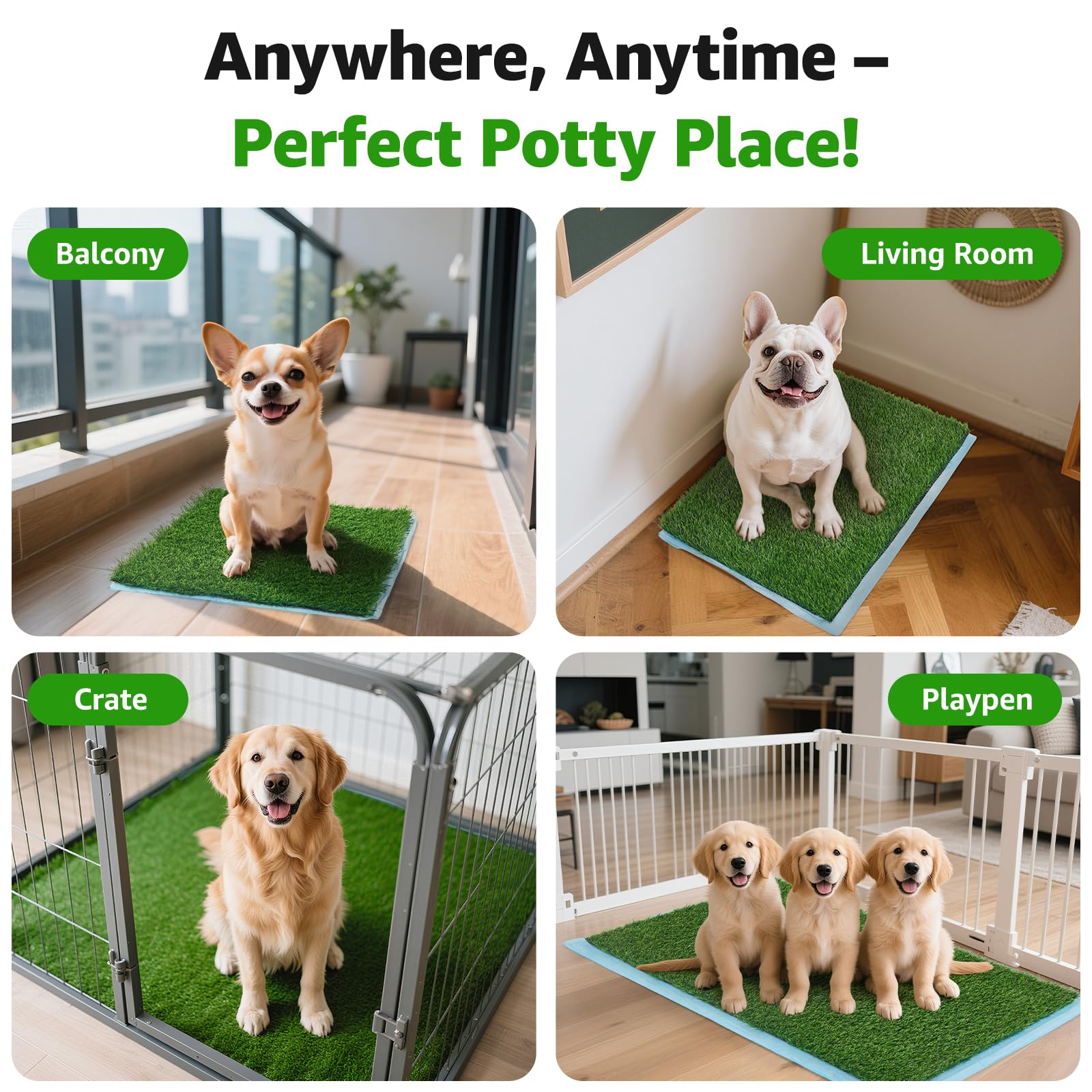 Oiyeefo durable grass mat with simple setup and maintenance