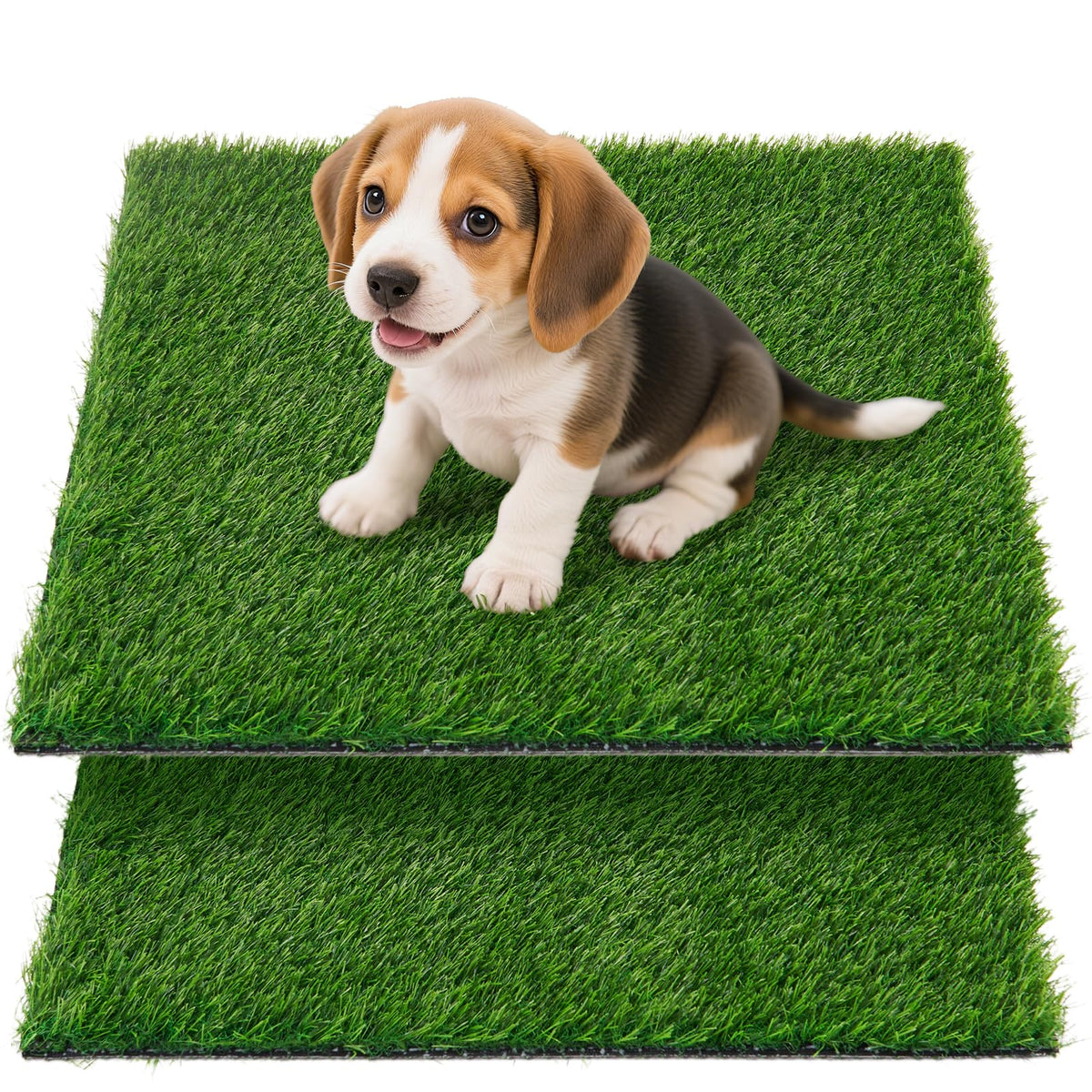 Oiyeefo artificial-grass-mat puppy potty setup for convenient indoor training