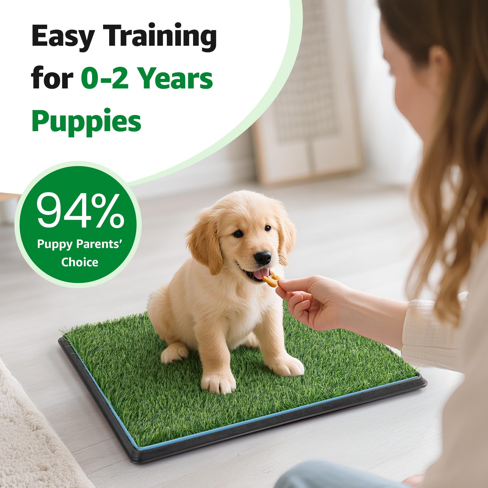 Oiyeefo replacement grass mats two-piece design for continuous use.