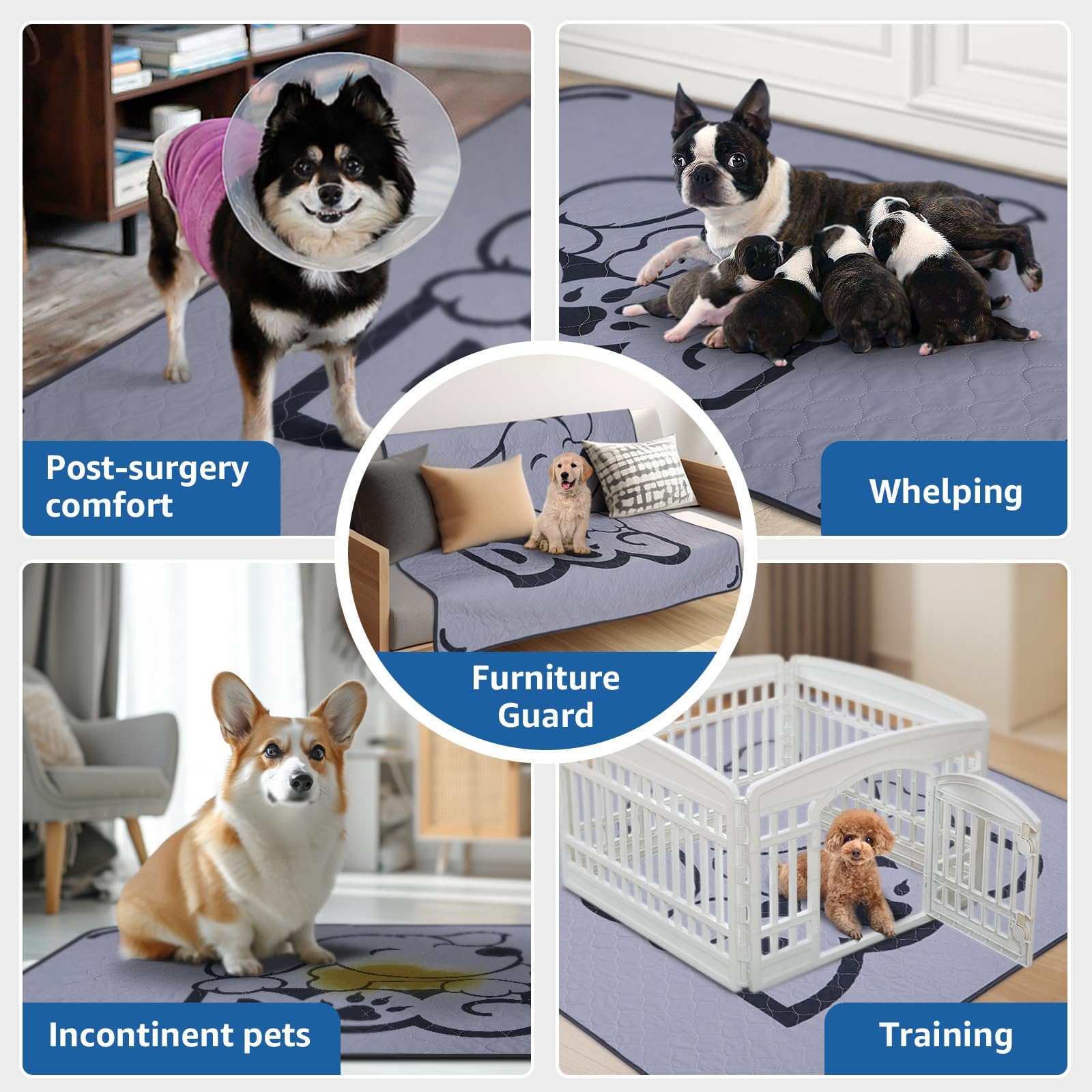 Oiyeefo travel-friendly pee pad folds neatly for mess-free outings.