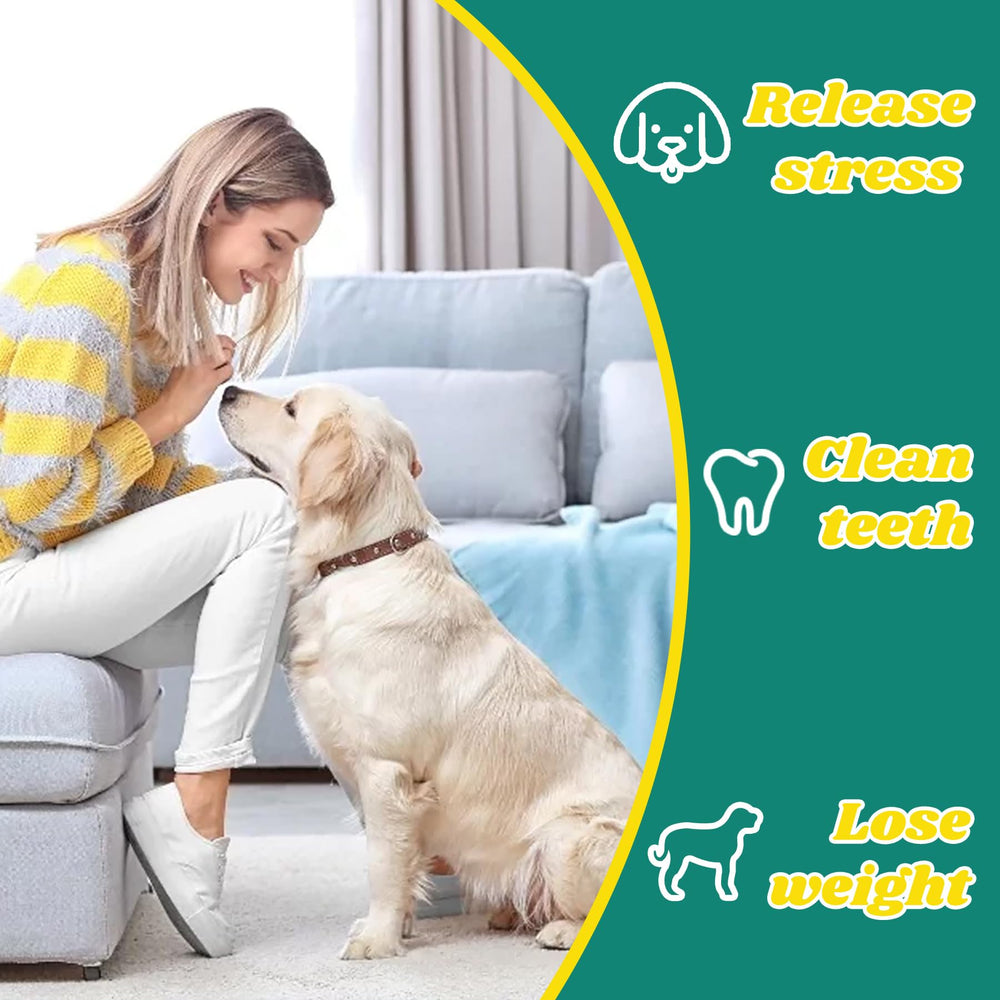 Okegztoa interactive dog toy enhances solo playtime and fetch sessions.