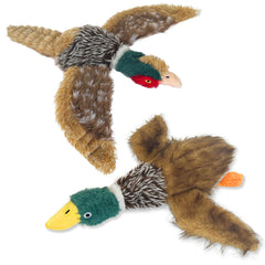 Okegztoa mallard duck toy pack closeup with squeaker for interactive play.