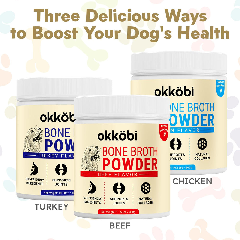 OKKÖBI preparation demonstrates easy daily canine nutrition integration.