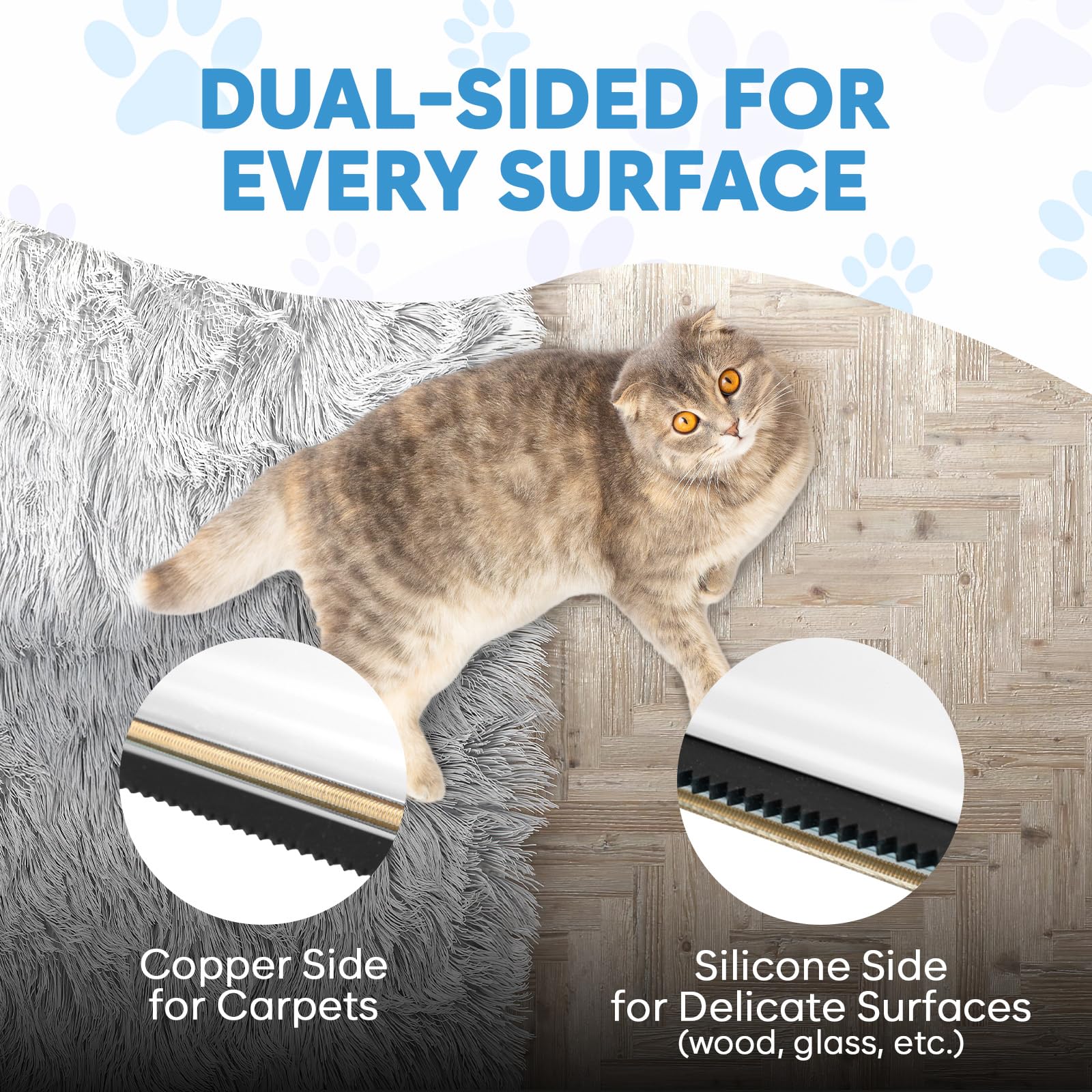 OKKÖBI Carpet Rake eco-friendly reusable design reduces waste from disposable tools.