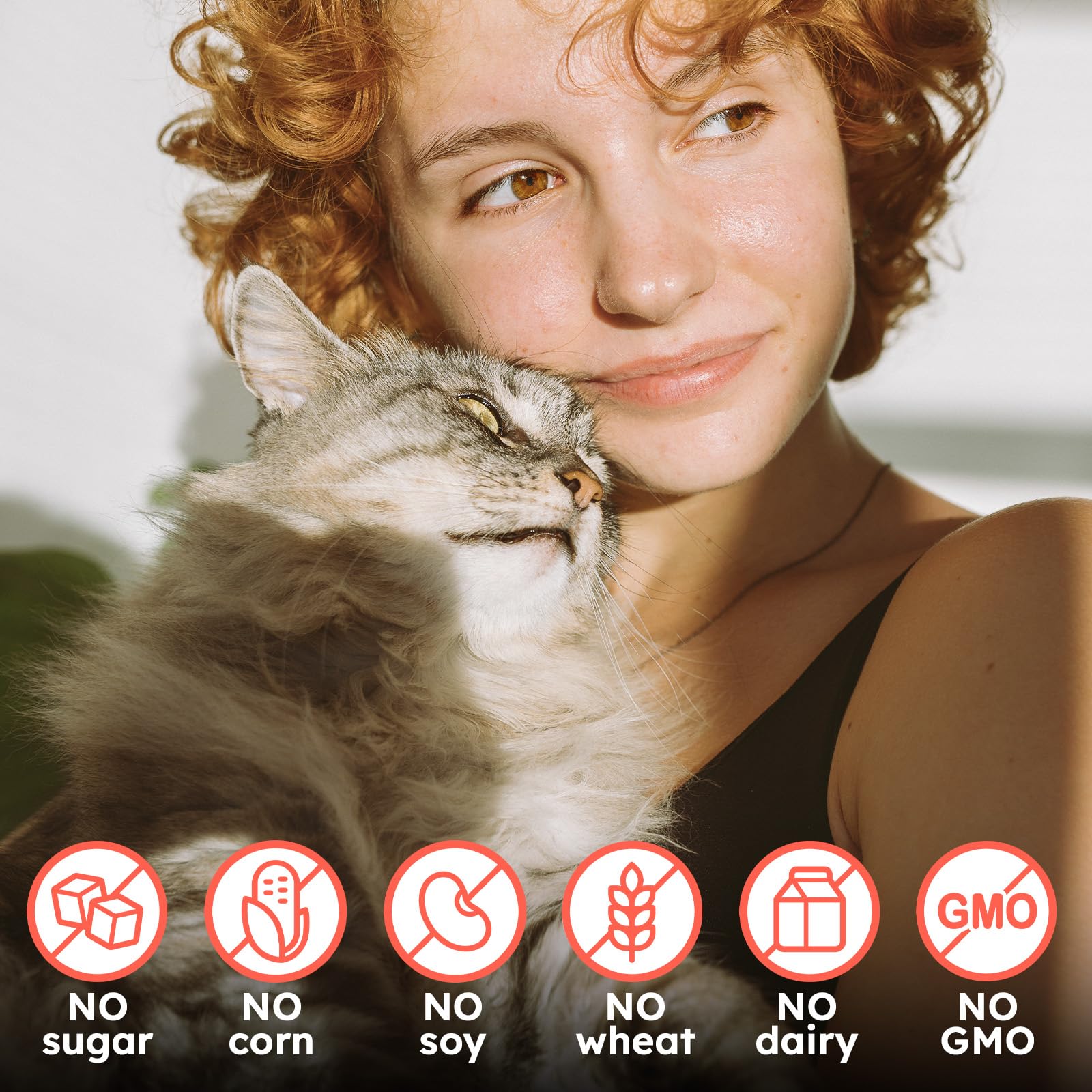 OKKÖBI cat hairball remedy treats packaging—recyclable packaging that keeps treats fresh.