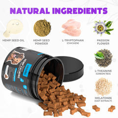 OKKÖBI chicken-flavor chews pack shot demonstrates a tasty, calming daily option.