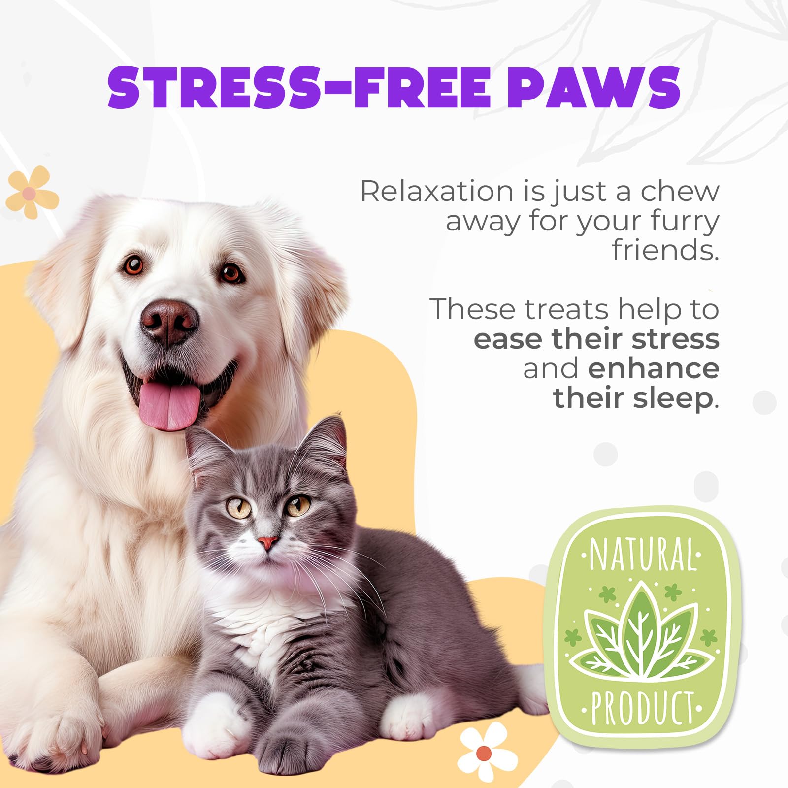 OKKÖBI fast-acting chews begin calming within 30–45 minutes