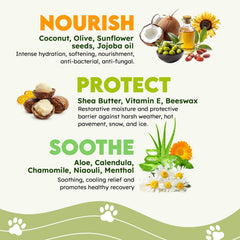 OKKÖBI ingredients beeswax shea coconut close-up emphasizes natural care.