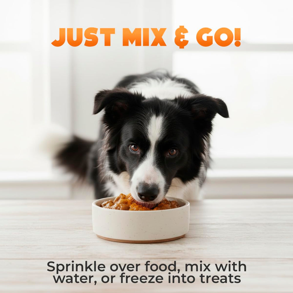 OKKÖBI pumpkin seed and apple powder blend highlighting natural vitamins.