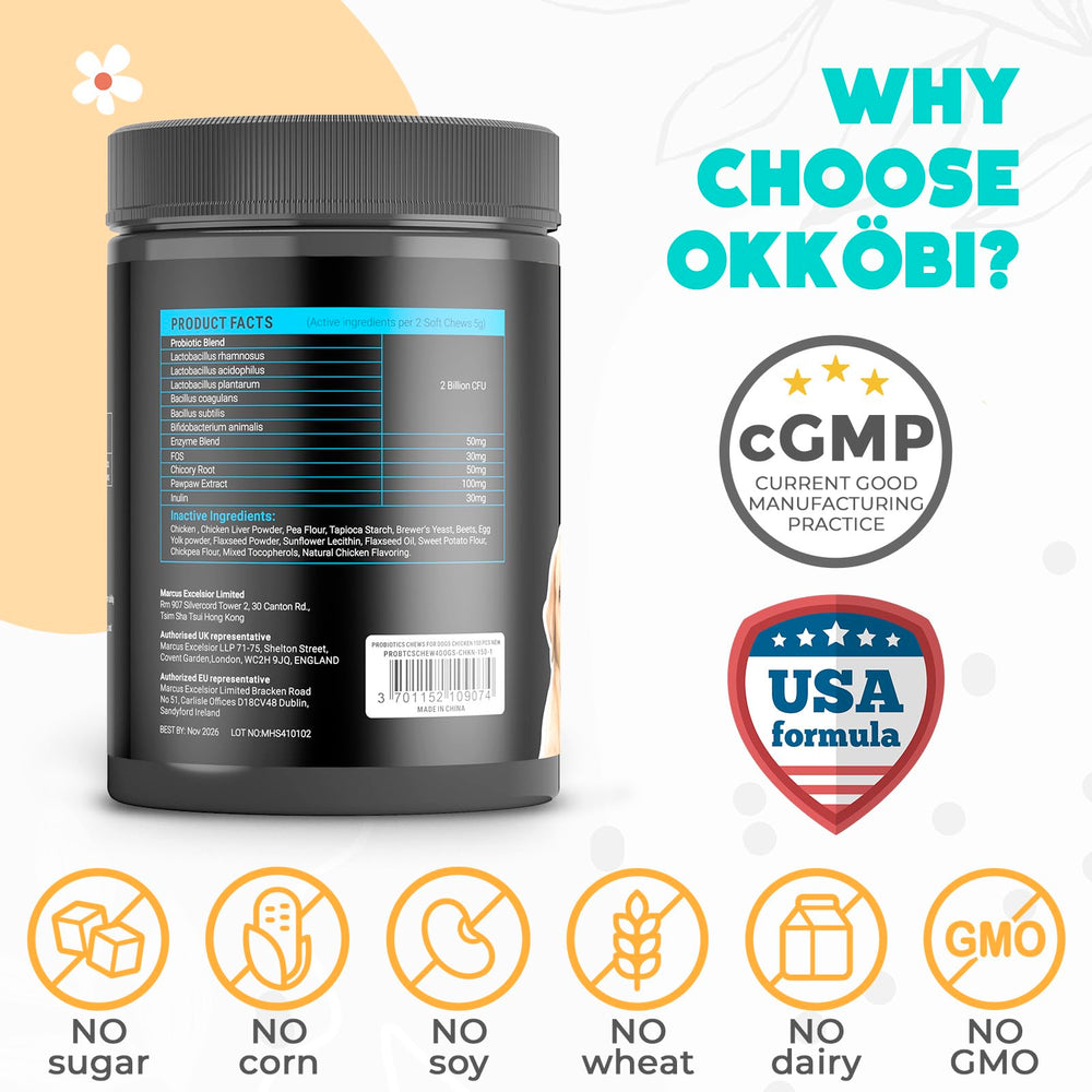 OKKÖBI ingredients Pawpaw Extract and chicory fiber for tummy comfort
