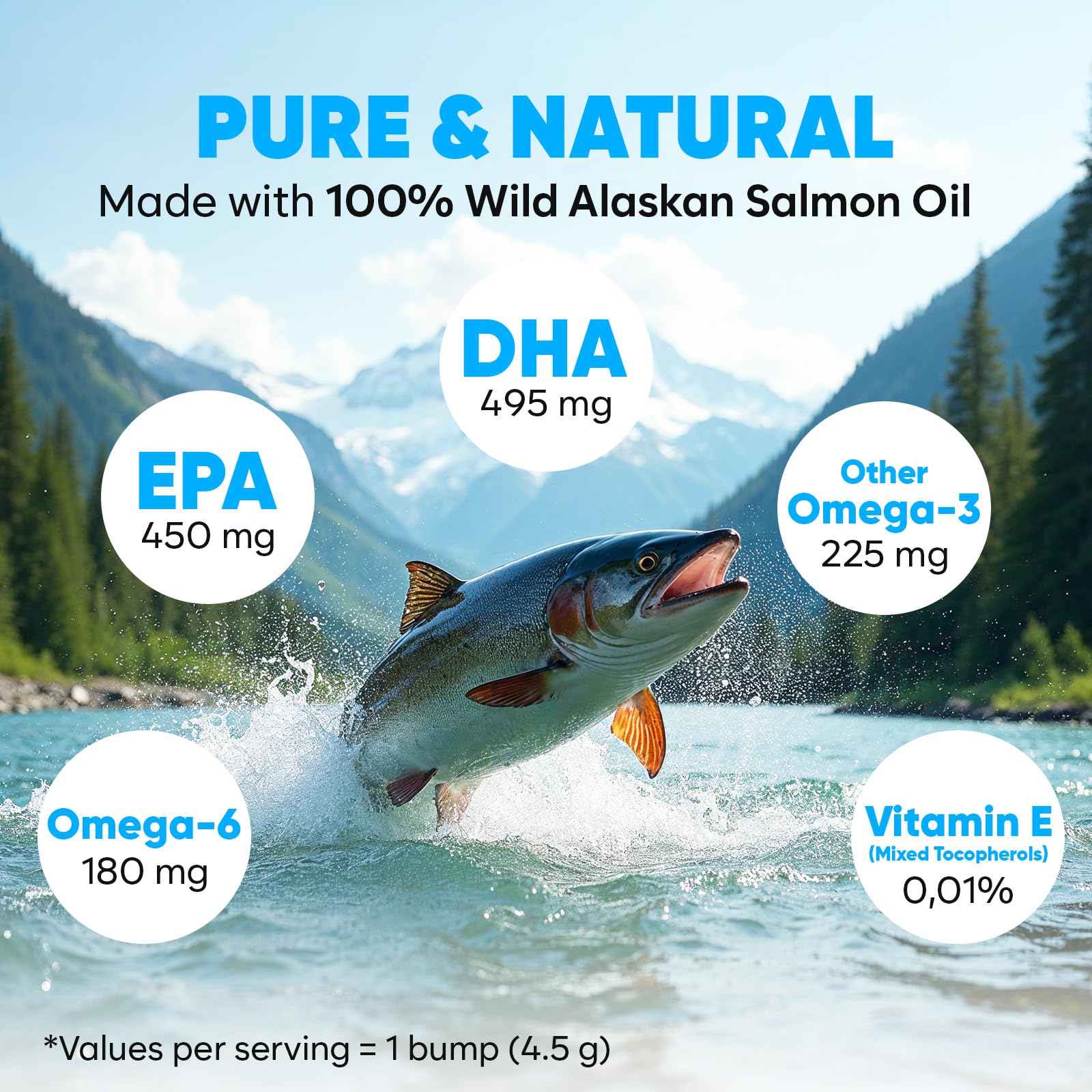 OKKÖBI Wild Alaskan Salmon Oil coat glow and softness