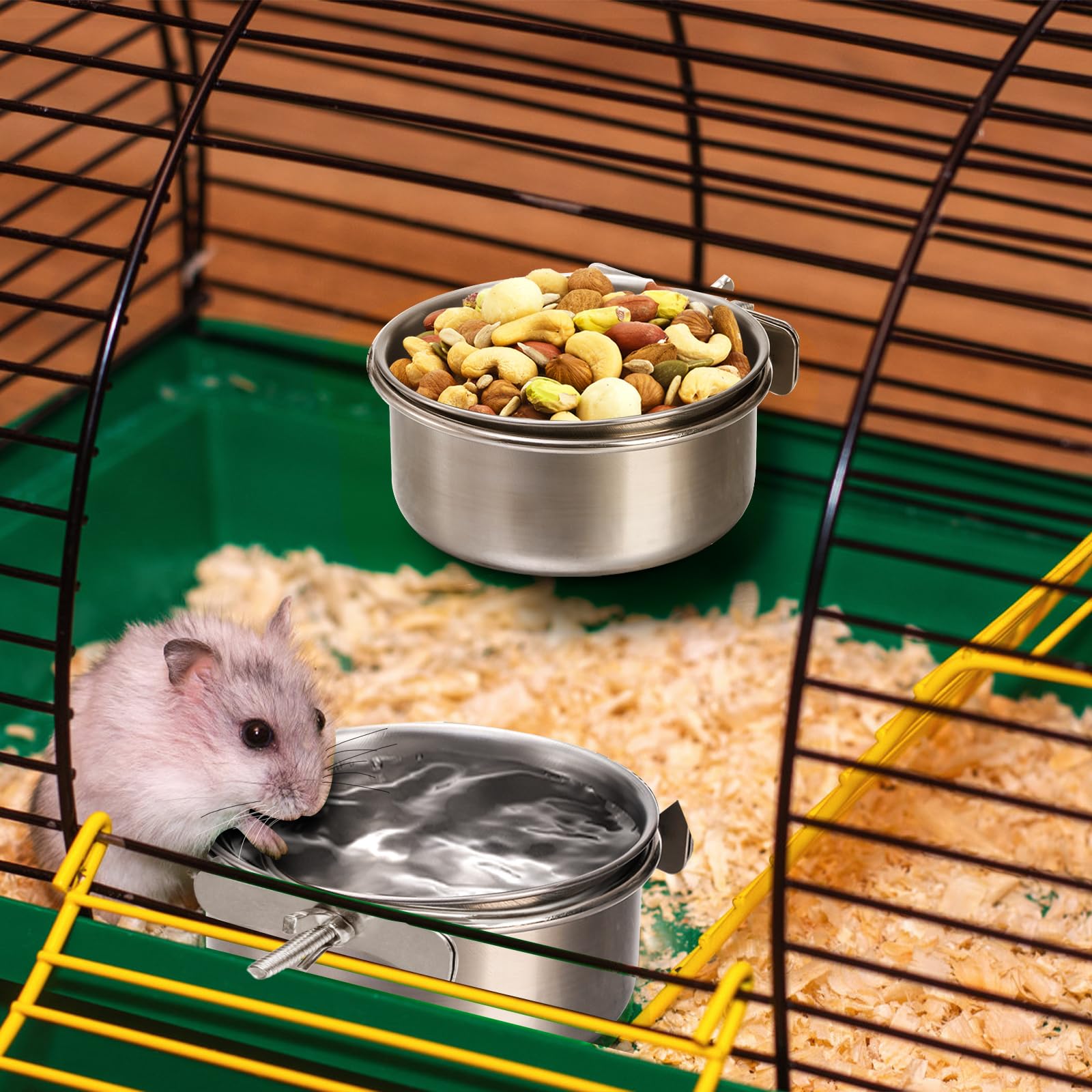 Okllen 8oz-capacity image communicates ample serving for birds.