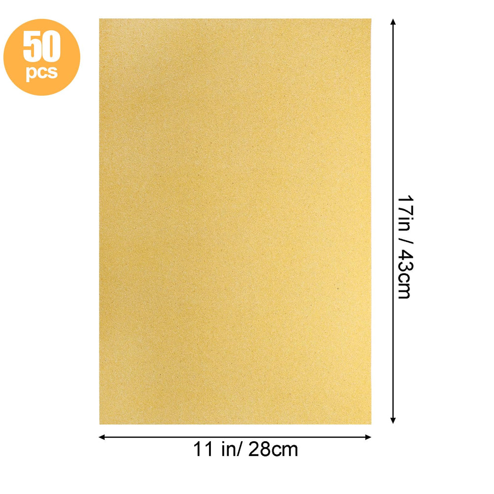 Okllen bird cage liner durable kraft keeps the cage bottom stable and resistant to curling