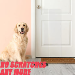 OKPOPLY dog-scratching-pad-sturdy-adhesive provides durable shield on doors.
