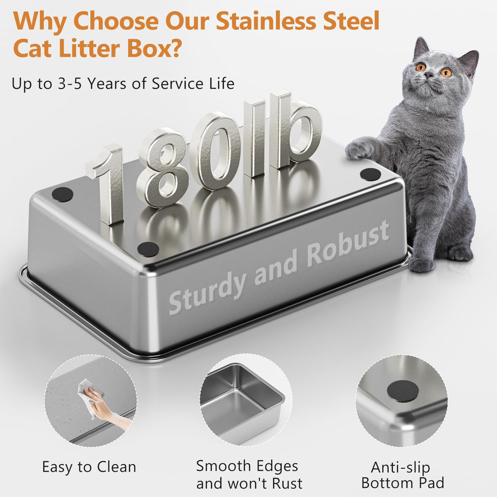 OKSOTY fine-mesh scoop with wooden handle improves litter pickup efficiency