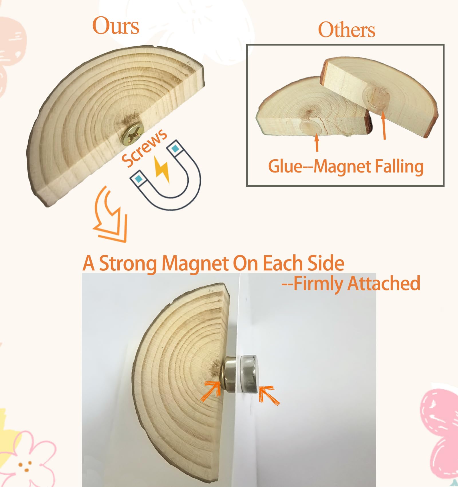 Okueejur magnetic ledge enables simple layout adjustments for enclosures.