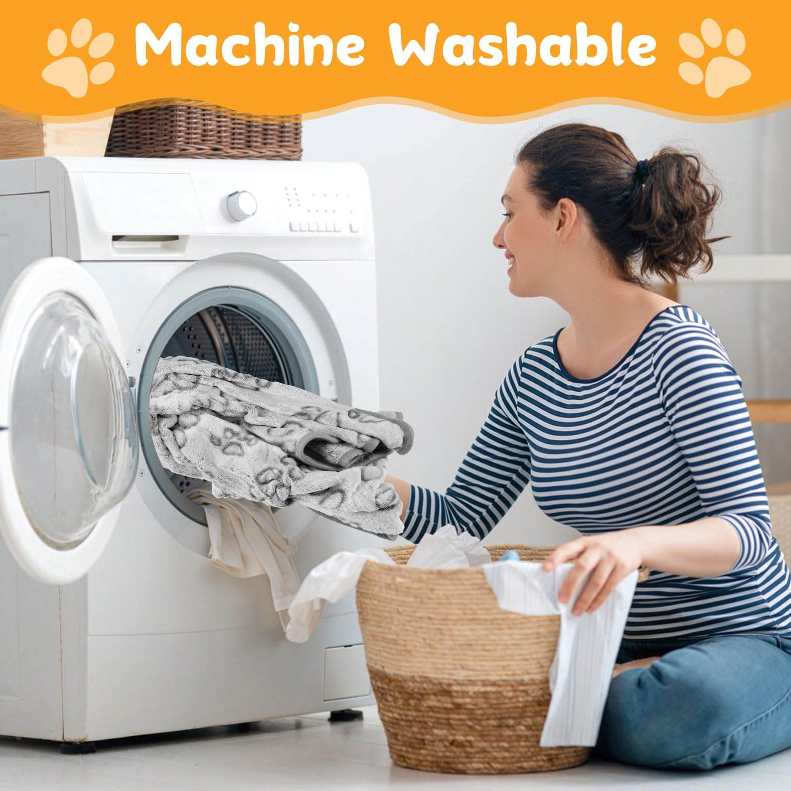 Okxiri dog blanket used indoors or in car trips to stay cozy.