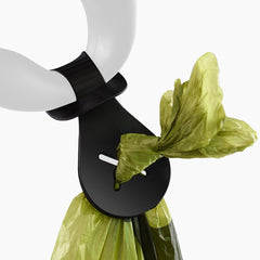 Okydoky poop bag holder with bicycle attachment for rides
