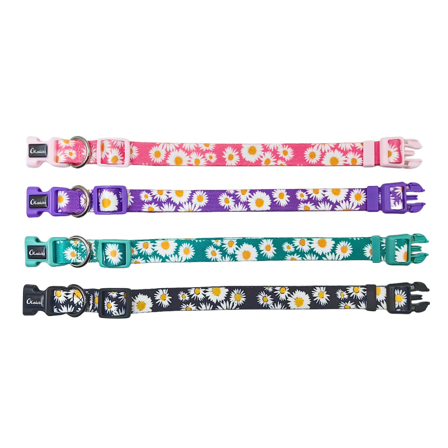 Olahibi Basic Dog Collar soft polyester for daily adventures.