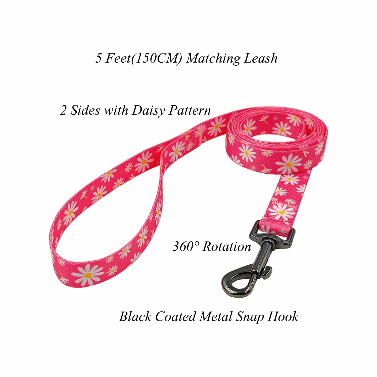 Olahibi washable daisy-pattern dog collar simplifies cleaning
