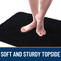 OLANLY Dog Door Mat anti-slip base minimizes shifting on dry floors