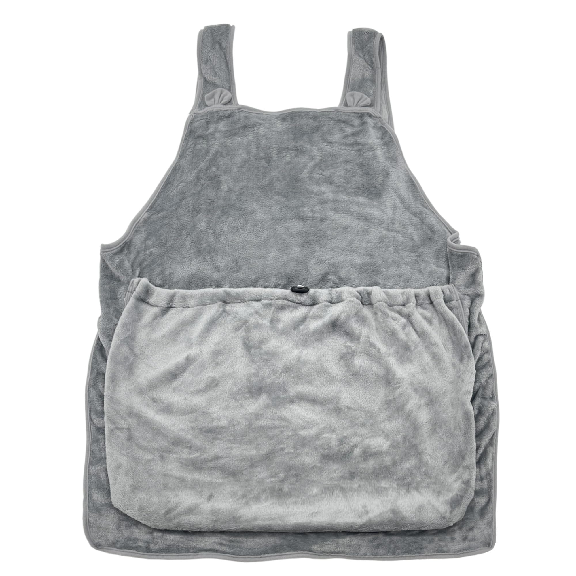OldSerenWay plush carrier apron fabric close-up highlighting soft warmth for bonding.