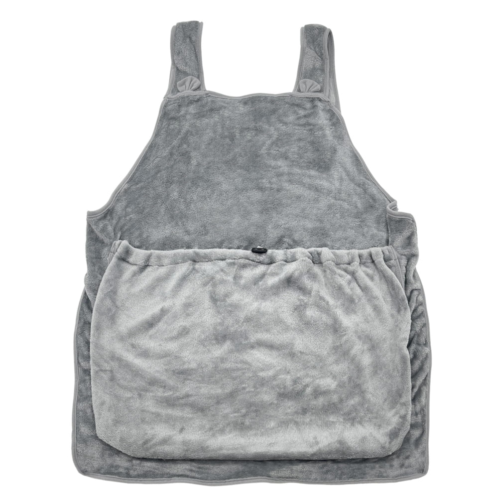 OldSerenWay plush carrier apron fabric close-up highlighting soft warmth for bonding.