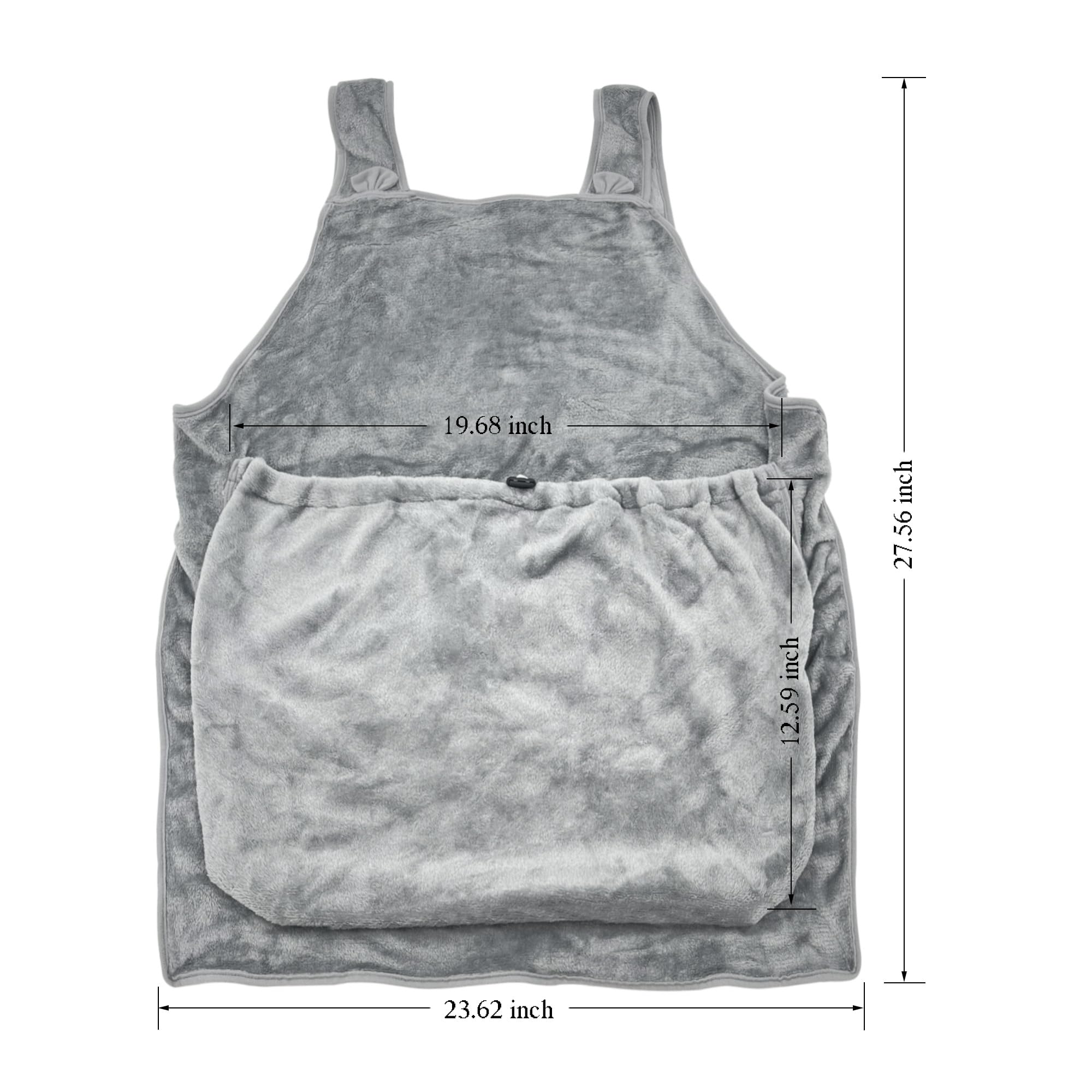 OldSerenWay sleeping-bag view demonstrates cozy resting space for small pets.