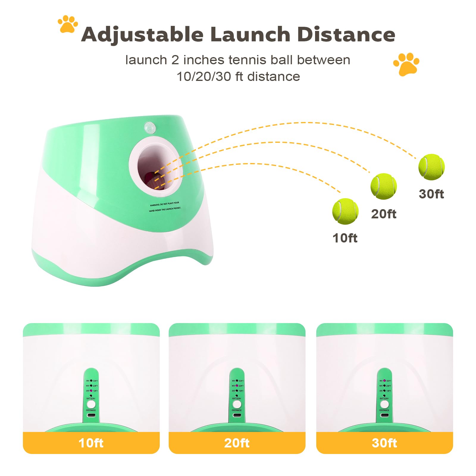 OLenyer bundle includes 15 mini 2-inch tennis balls for extended fetch.