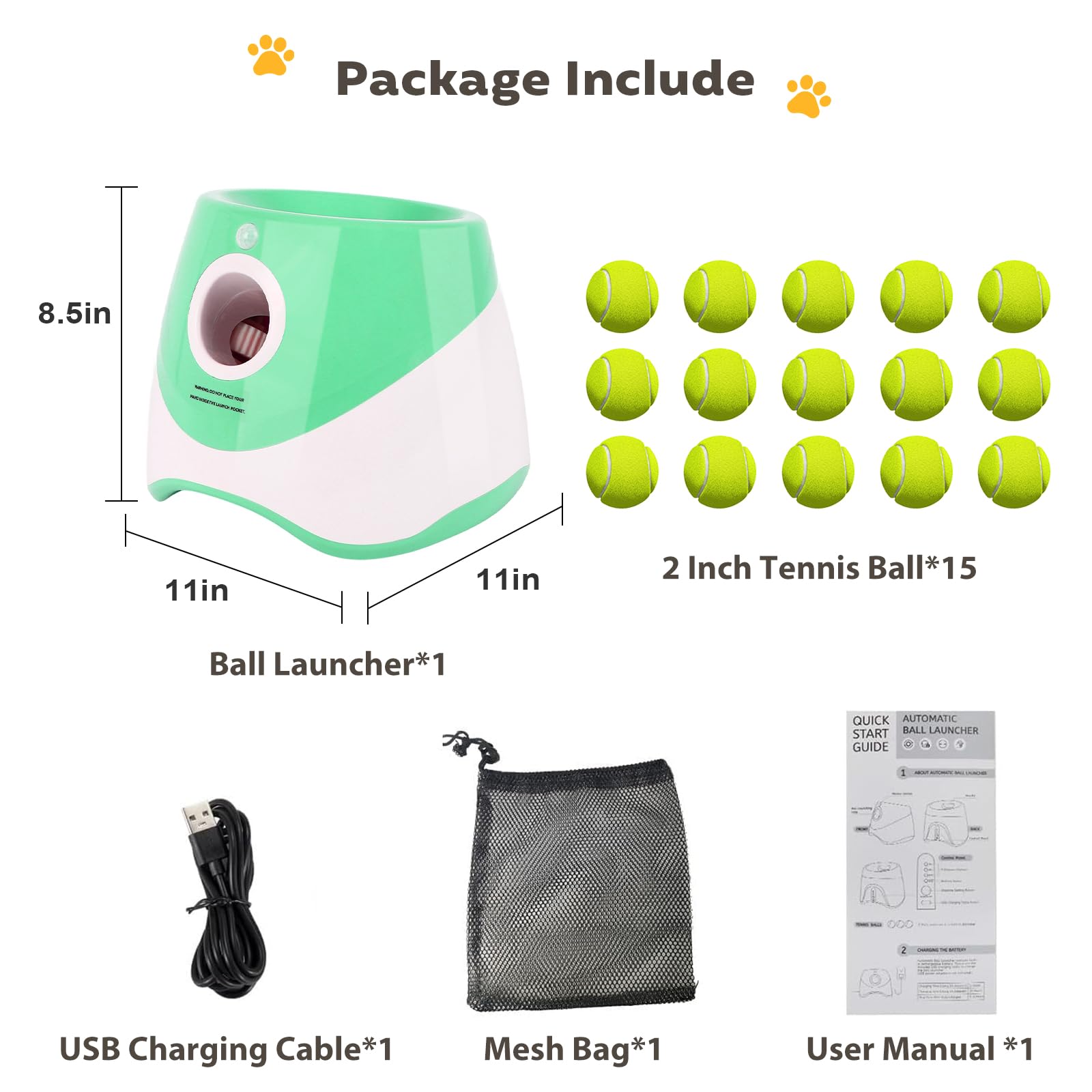 OLenyer mesh bag keeps balls organized for quick outdoor play sessions.