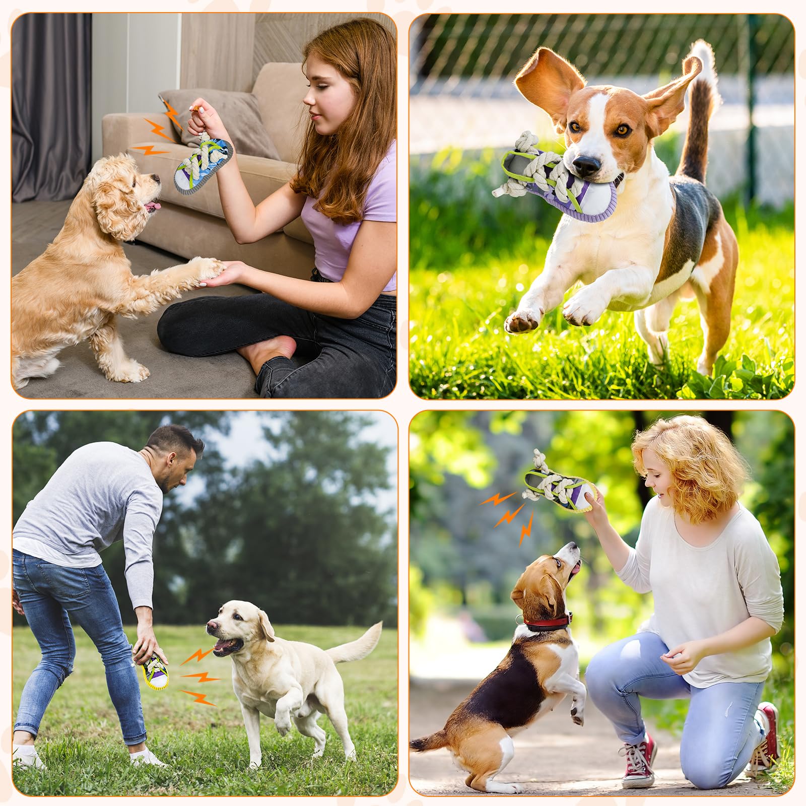 OLHHZX dog squeaky toy small-dogs-friendly shape for tiny mouths