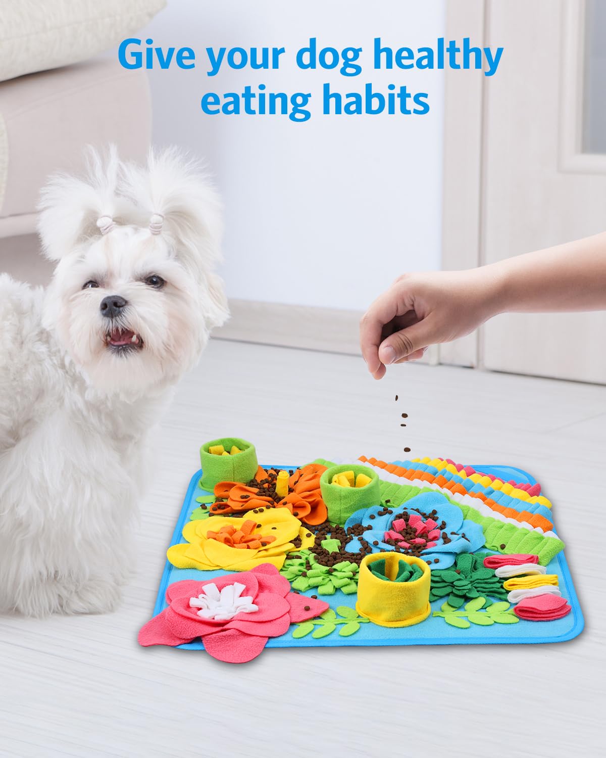 Olipiter Snuffle Mat suction cups provide secure grip during use.