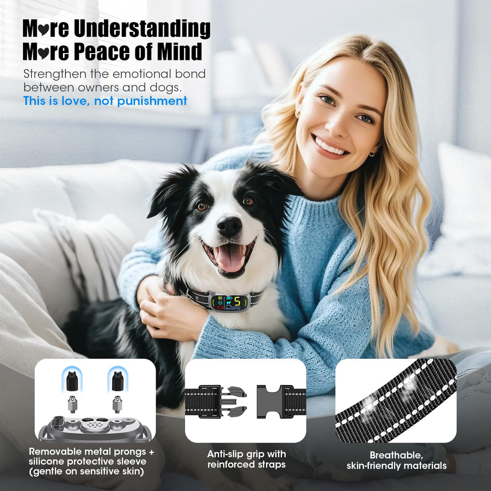 Oliry safety features include silicone-covered prongs for skin comfort.