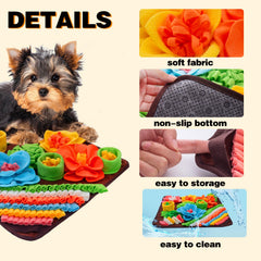 Oliumt Snuffle Mat cat foraging play boosts curiosity.