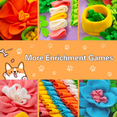 Oliumt Snuffle Mat rabbits at playtime demonstrates feeding plus engagement.
