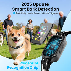 Ollapet collar features 8 sensitivity levels for tailored training sessions