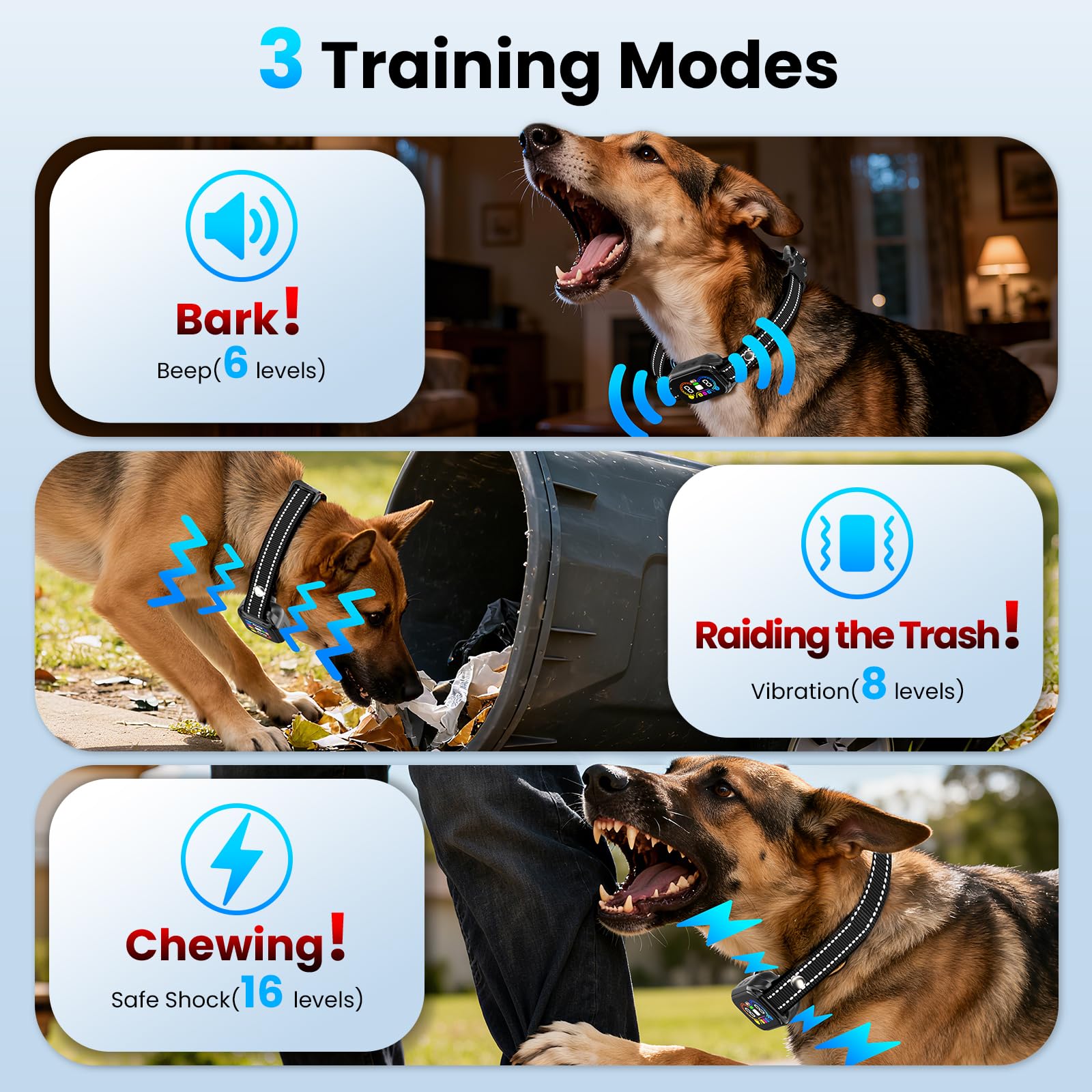 Ollapet voiceprint recognition ensures your dog's bark triggers corrections