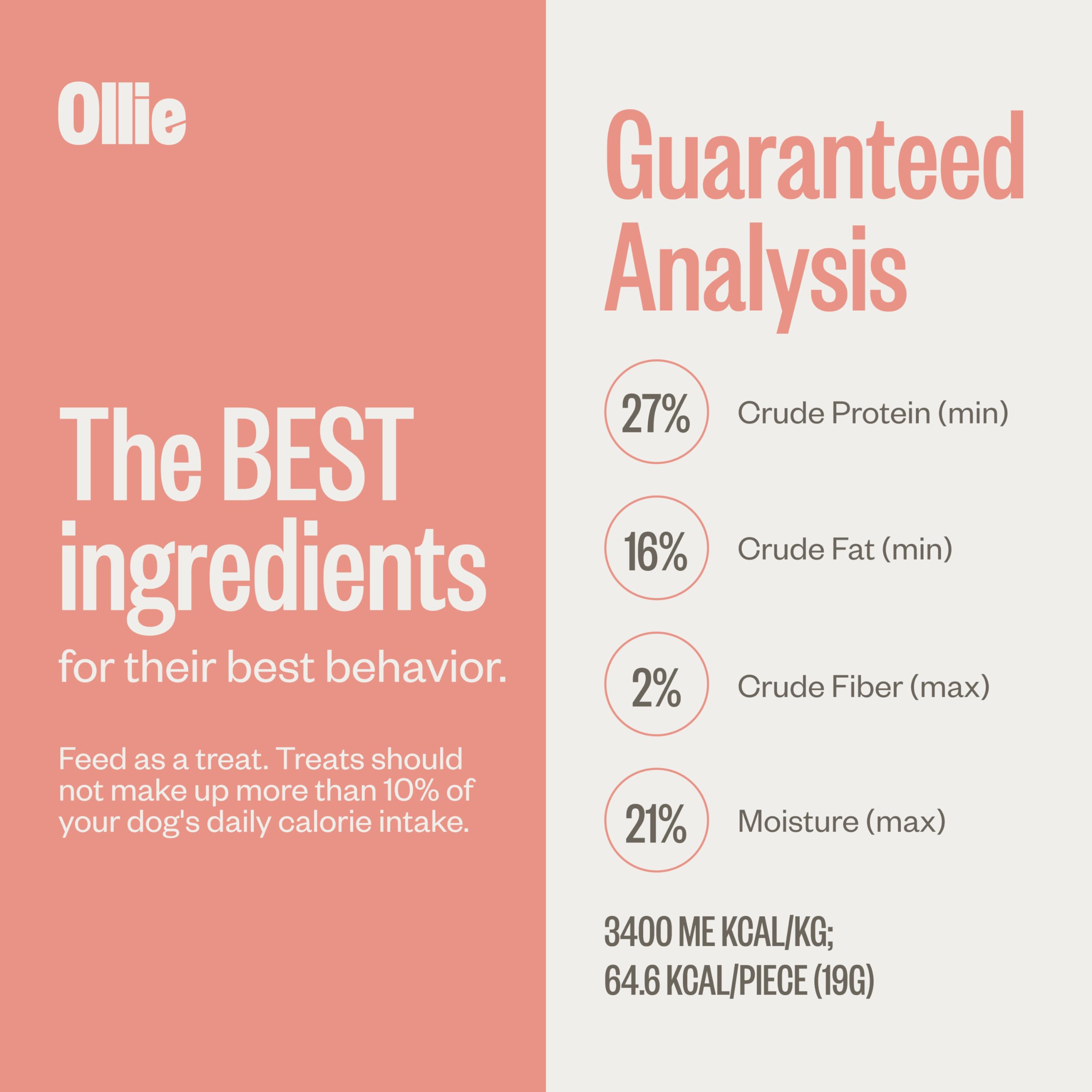 Ollie Chicken & Apple jerky on platter offers flavor variety.