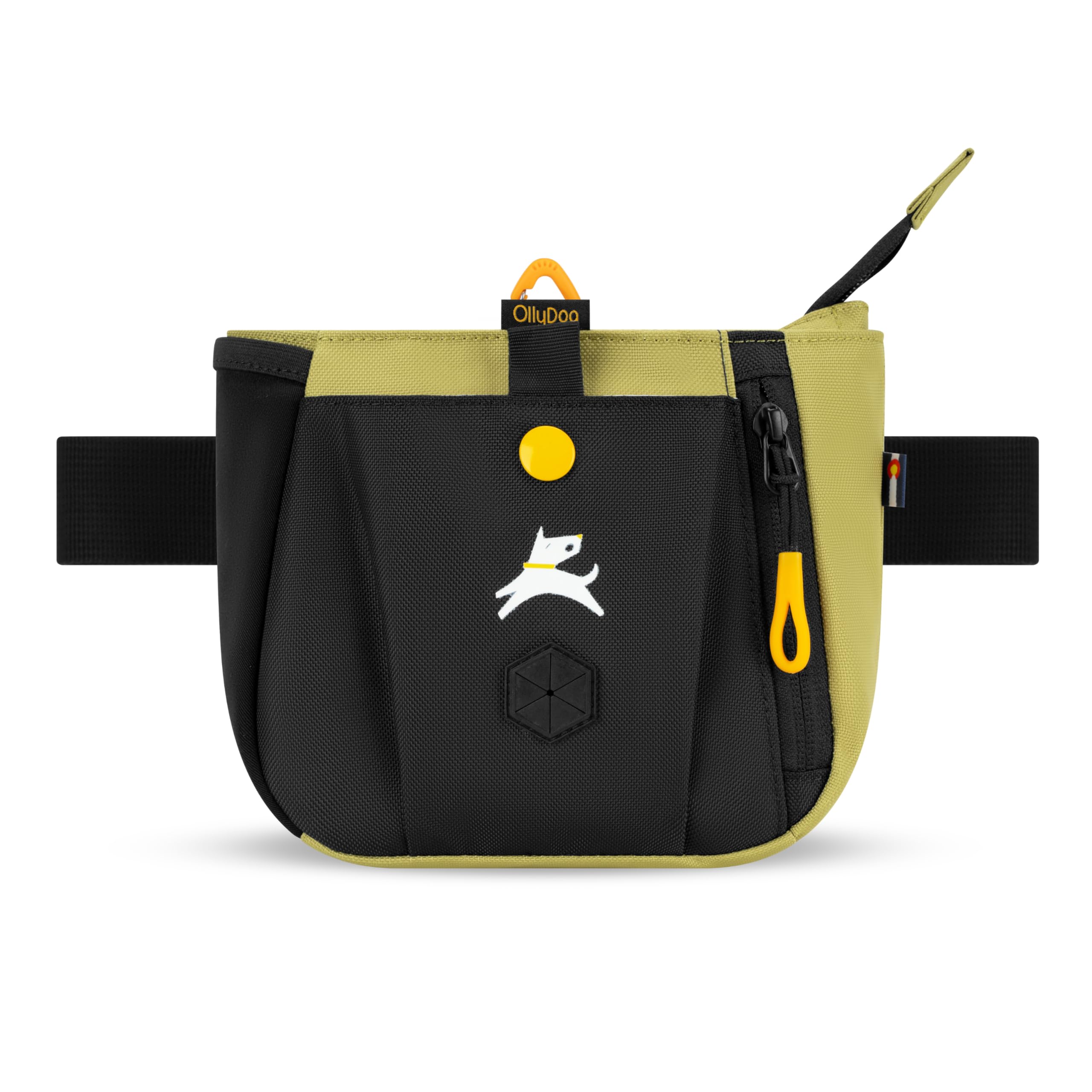 OllyDog Backcountry Day Bag three-way wear demonstrates hands-free versatility for outdoor use.