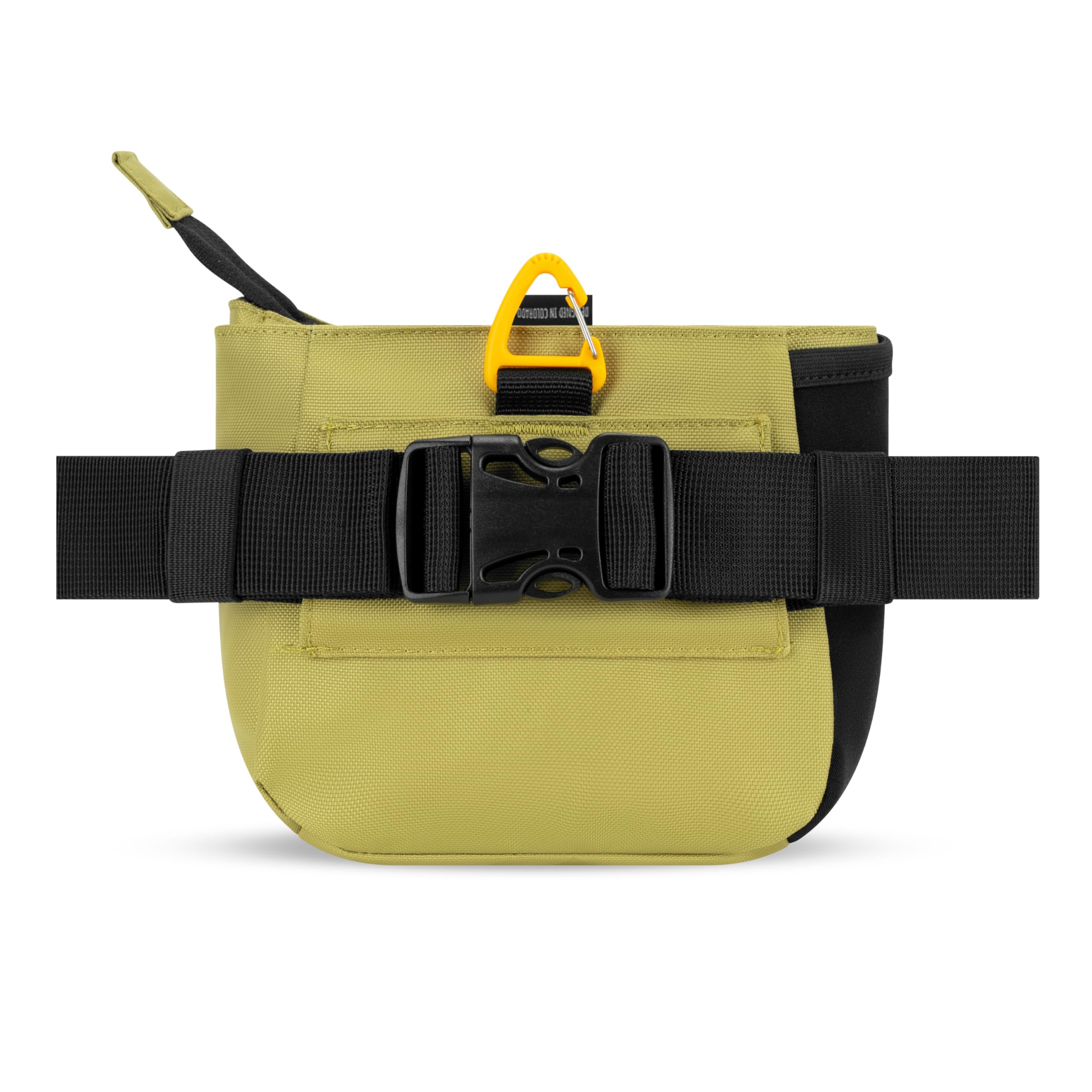 OllyDog Backcountry Day Bag water-resistant fabric protects gear in rain or spray.