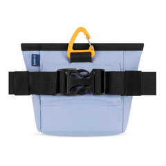 OllyDog Goodie Treat Bag recycled fabric detail highlights eco-friendly materials.