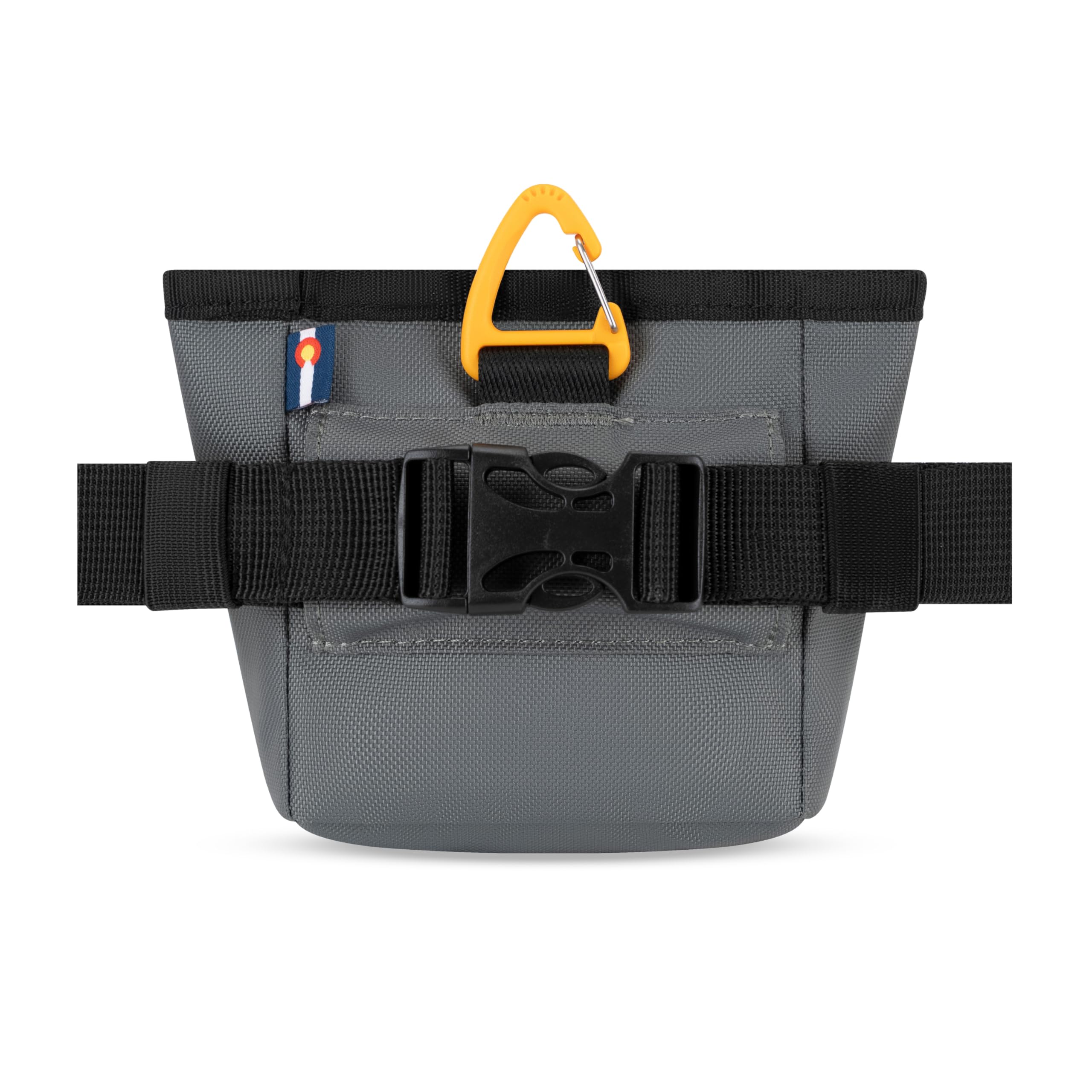 OllyDog Goodie Treat Bag made from recycled fabric supports eco-friendly training gear.