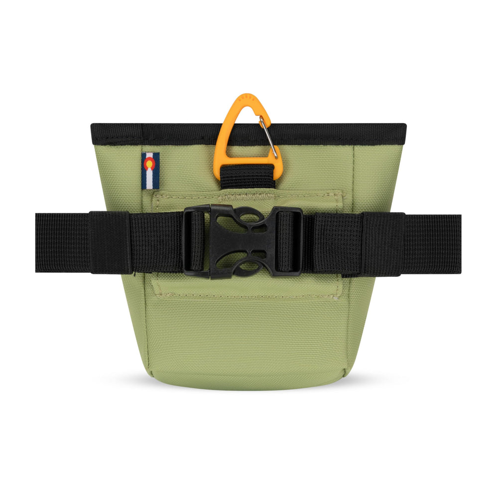 OllyDog Goodie Treat Bag supports three wearing styles for versatile workouts.