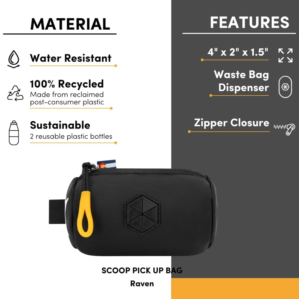 OllyDog Scoop Pick Up lifetime warranty badge signals durable protection