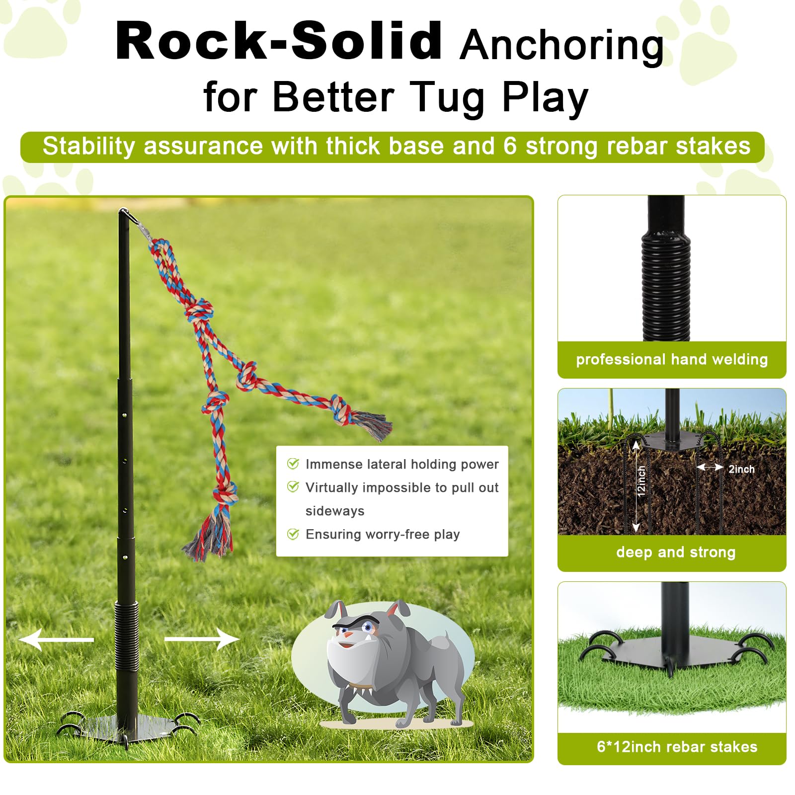 The Olpchee cotton tug rope invites solo and interactive play