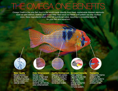 Omega One Garlic Marine Large Pellets kelp and spirulina ingredients