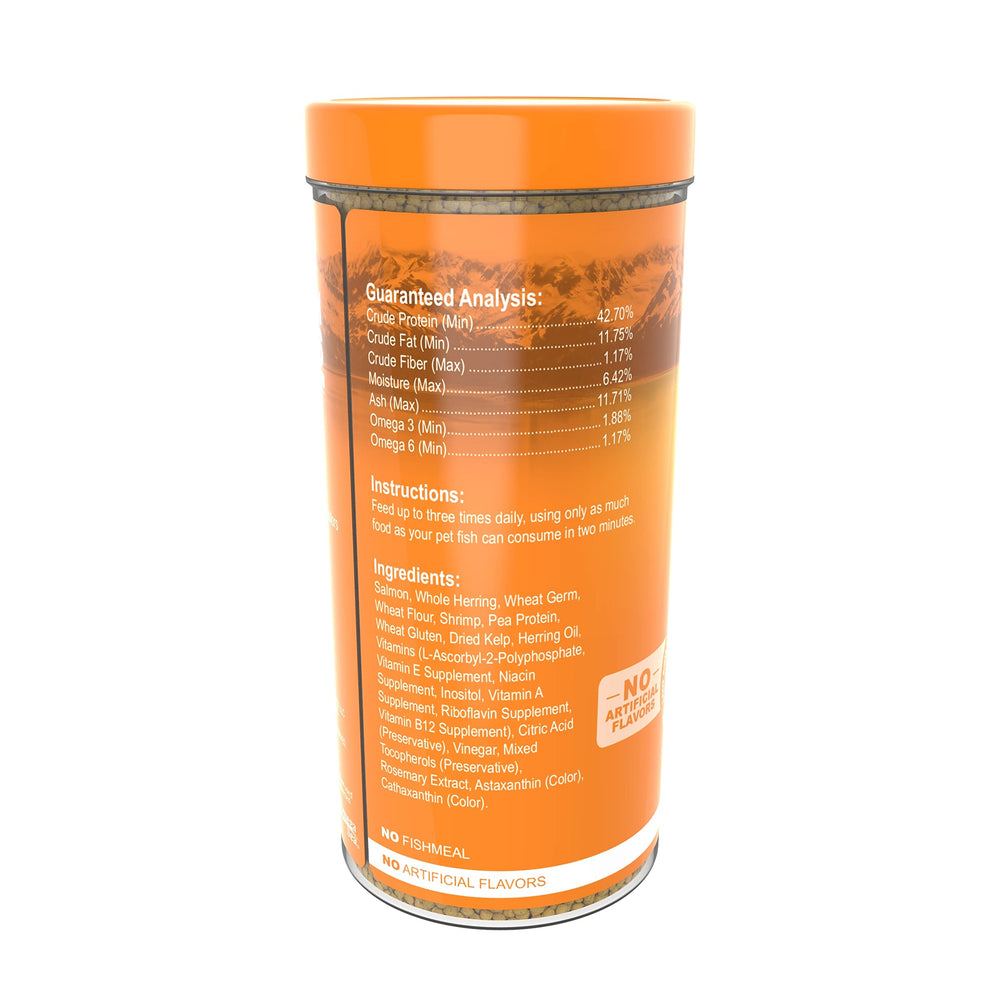 Omega One Goldfish Pellets daily feeding routine supports consistent appetite.