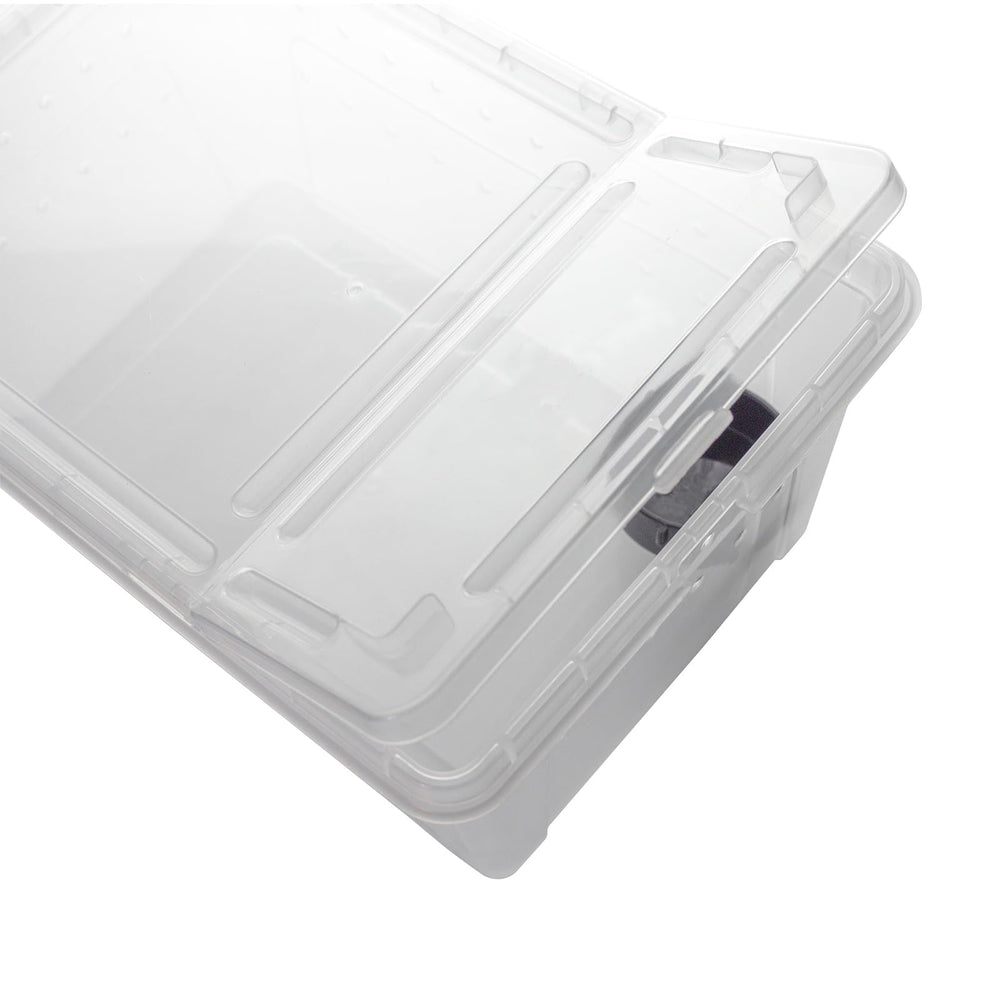 OMEM portable reptile terrarium Extra H stands tall for vertical exploration and climbing.